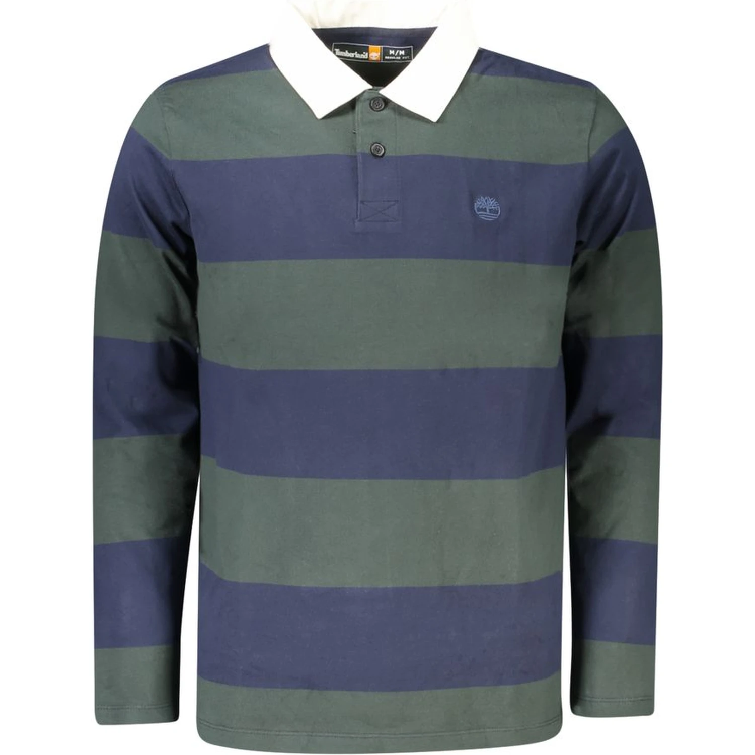 Green Cotton Men Polo Shirt