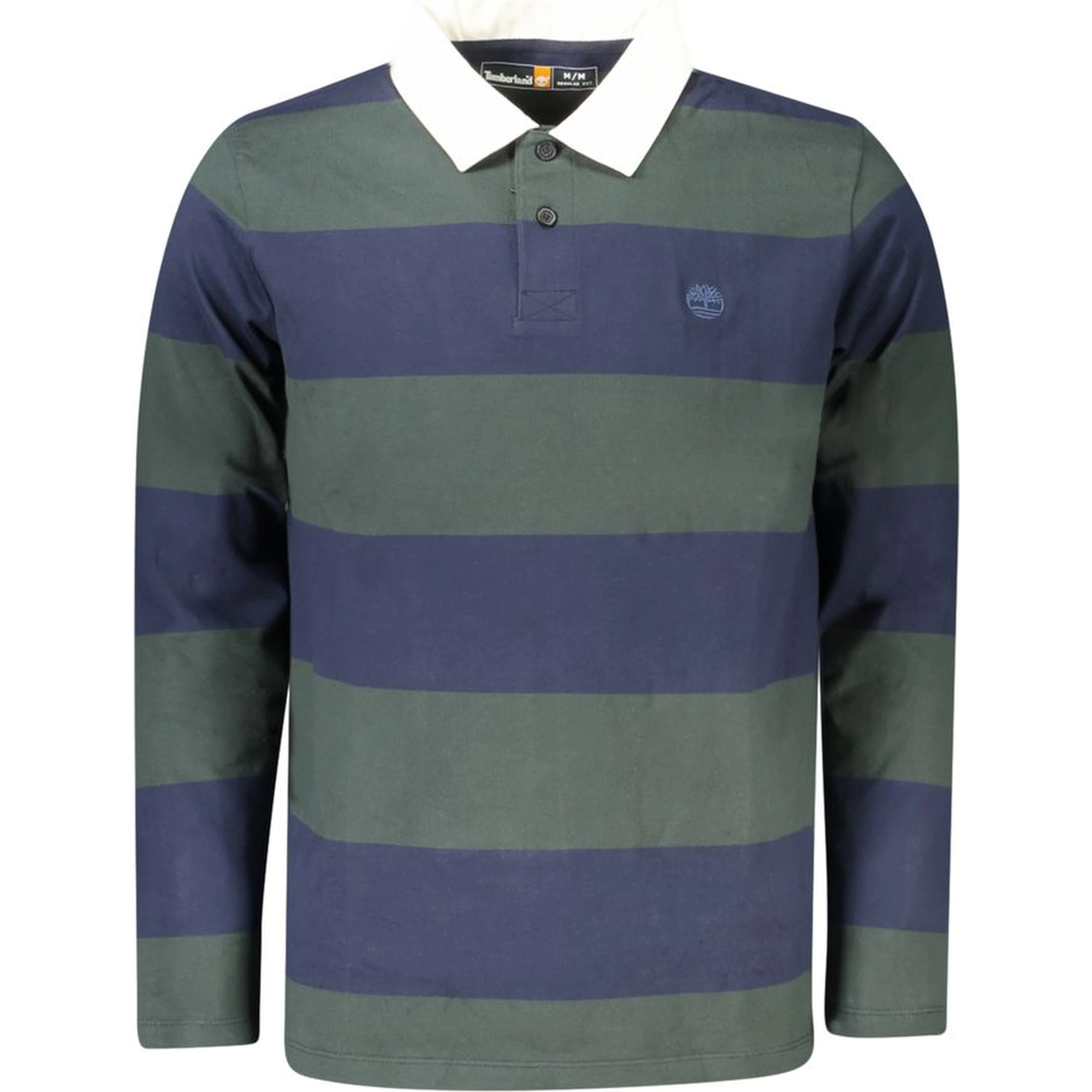 Green Cotton Men Polo Shirt