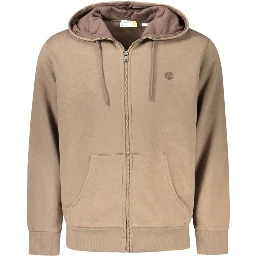 Brown Cotton Men Sweater