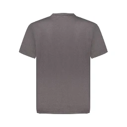 Black Cotton Men T-Shirt