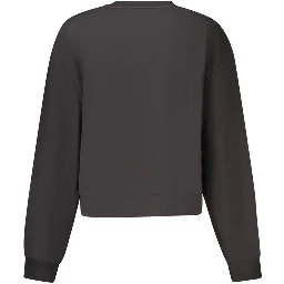Black Cotton Women Sweater