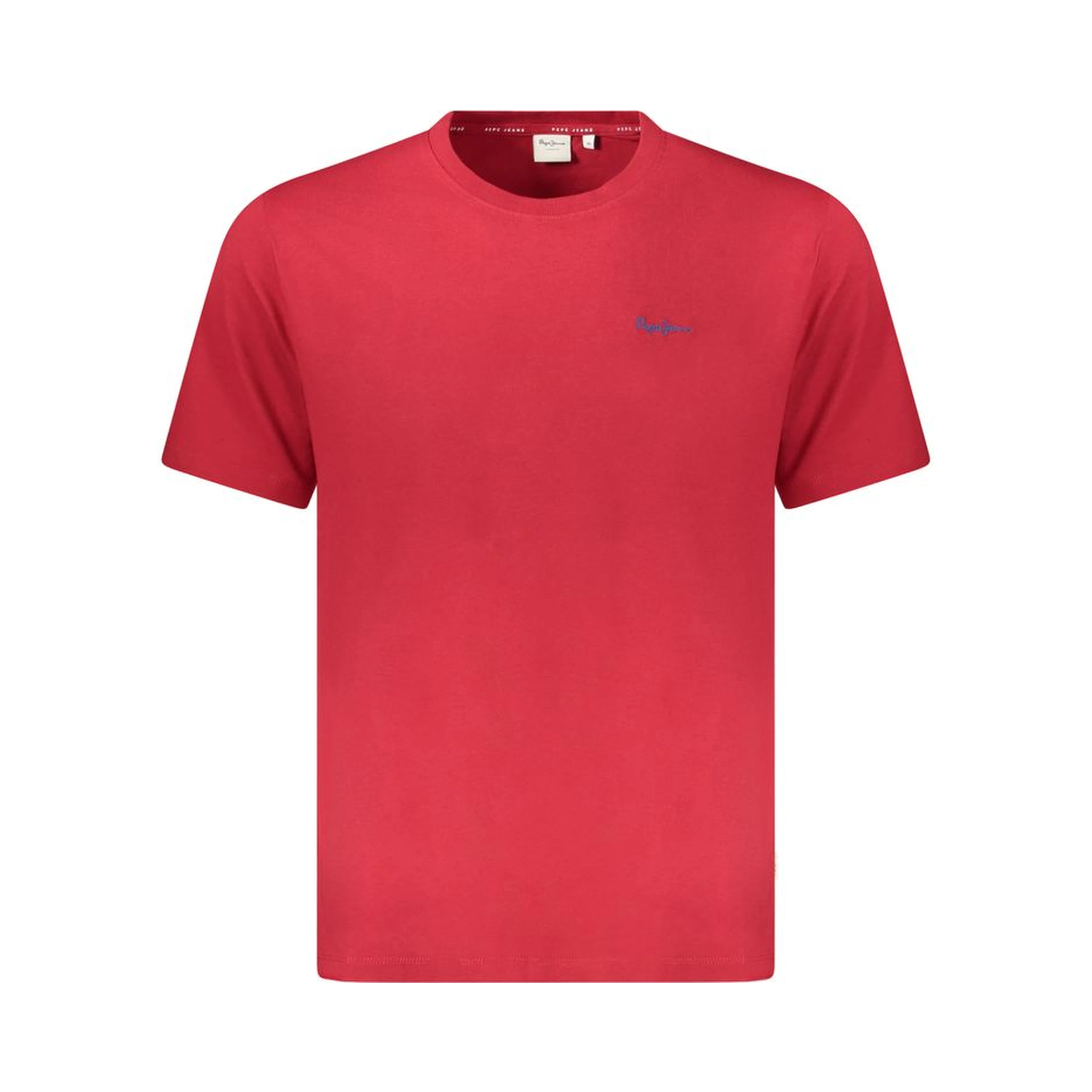 Red Cotton Men T-Shirt