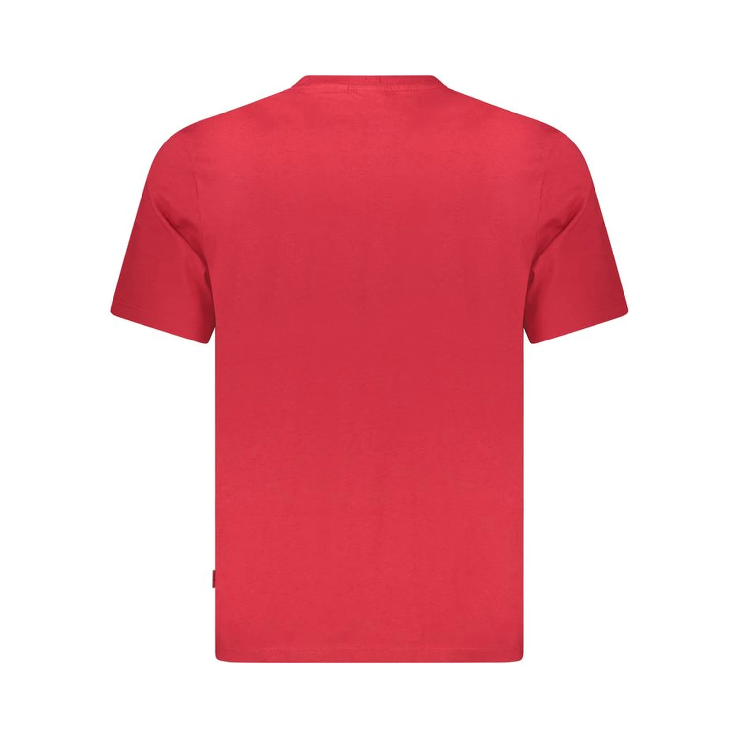 Red Cotton Men T-Shirt