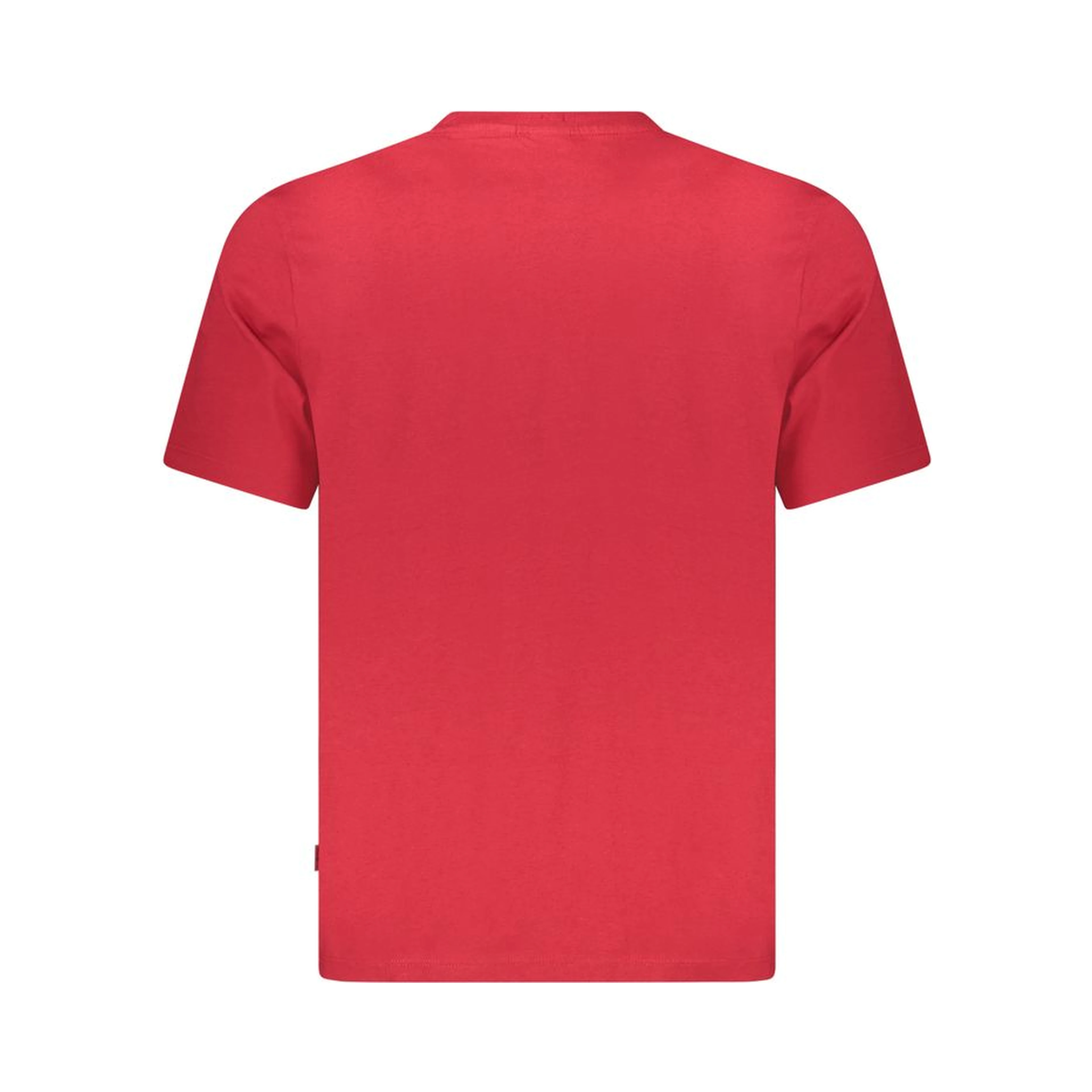 Red Cotton Men T-Shirt