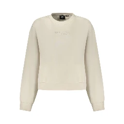 Beige Cotton Women Sweater
