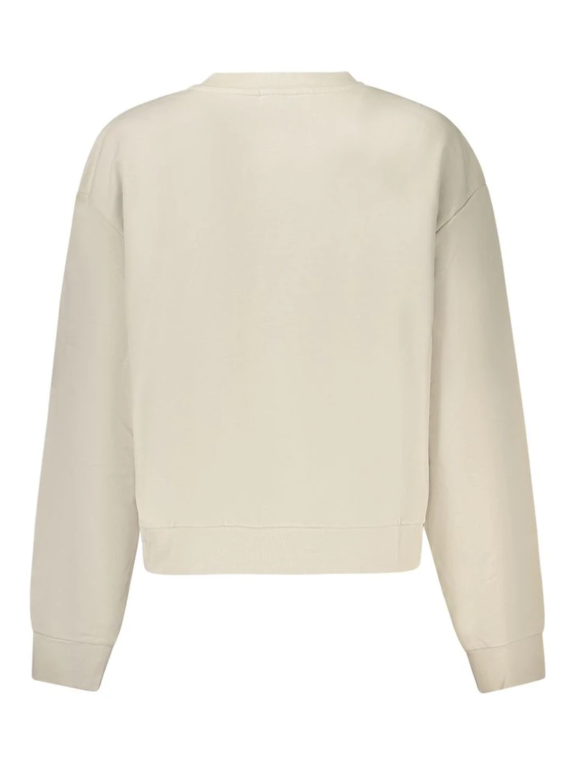 Beige Cotton Women Sweater