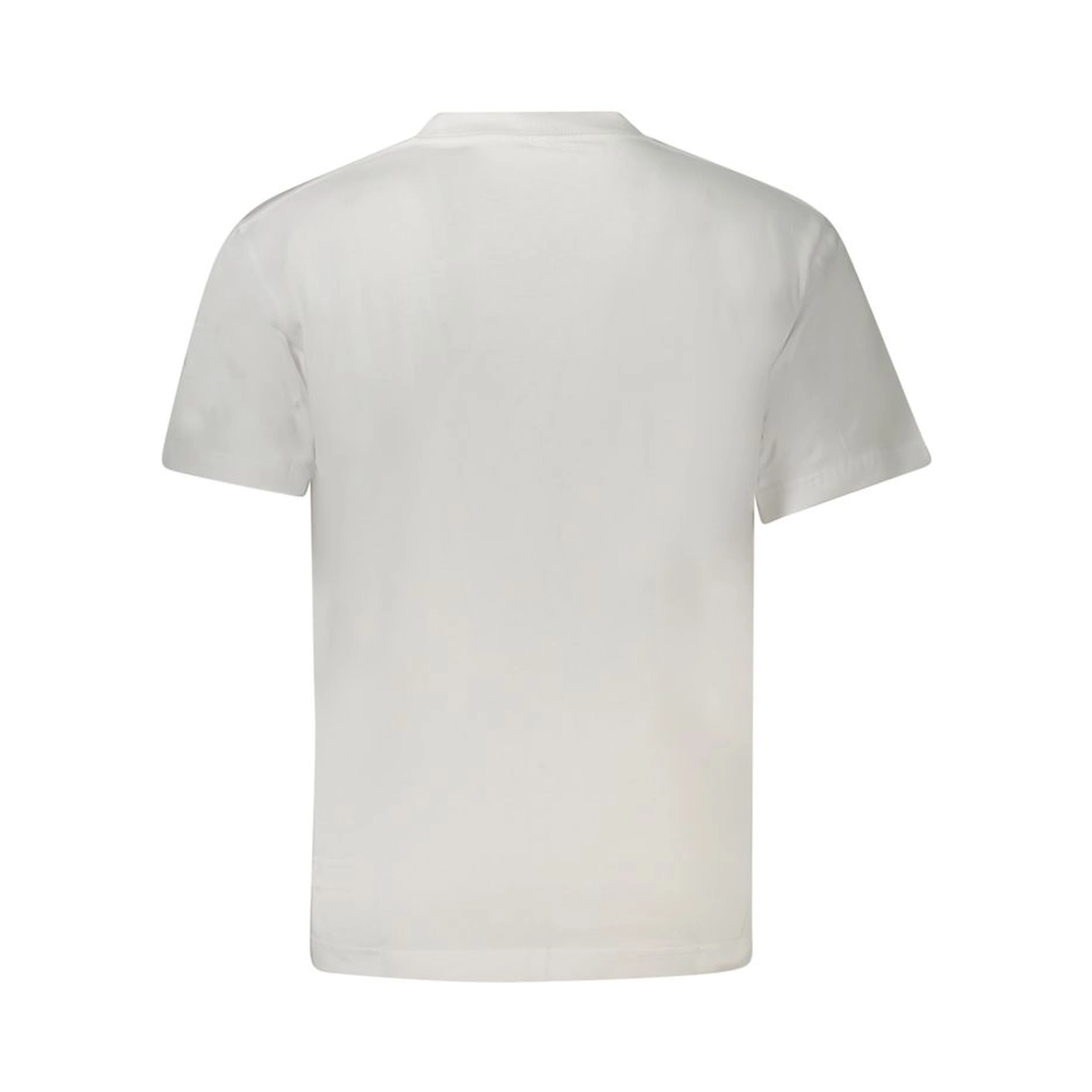 White Cotton Men T-Shirt