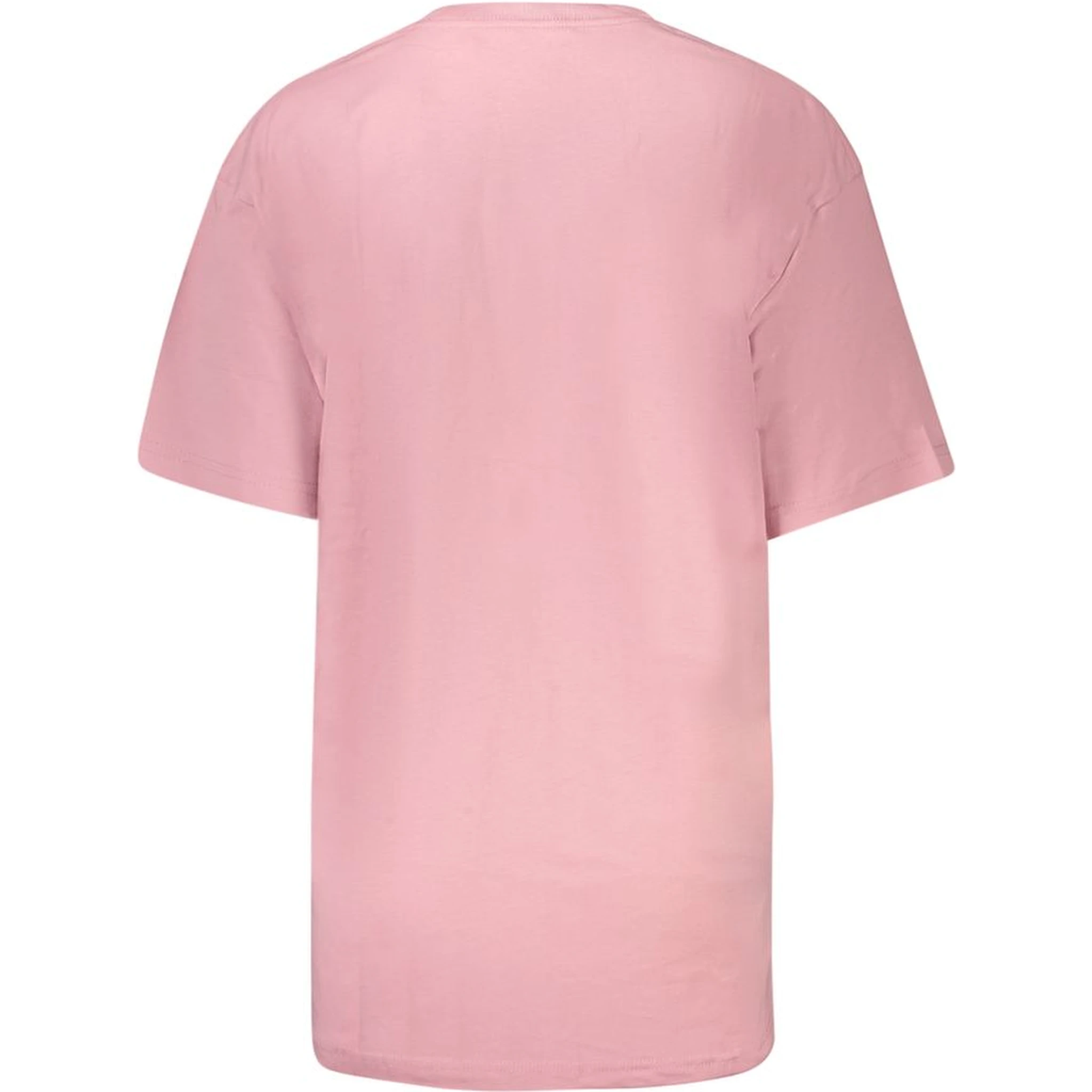 Pink Cotton Women T-Shirt
