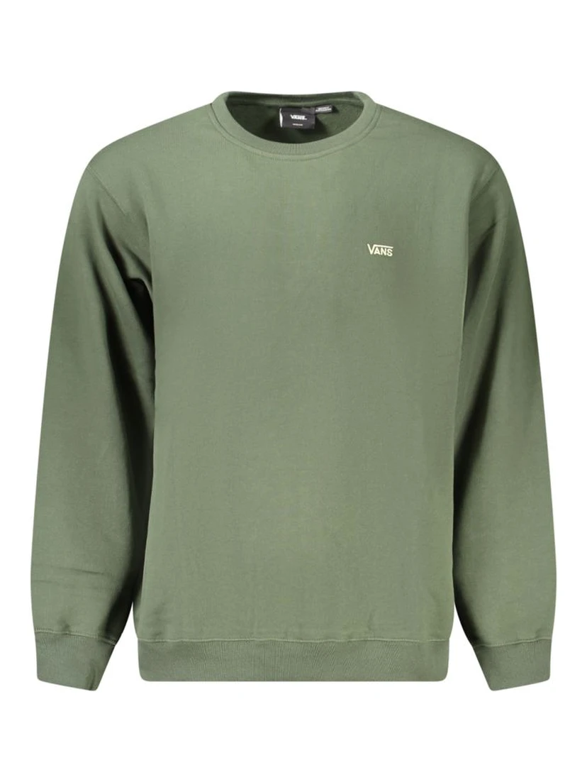 Green Cotton Men Sweater