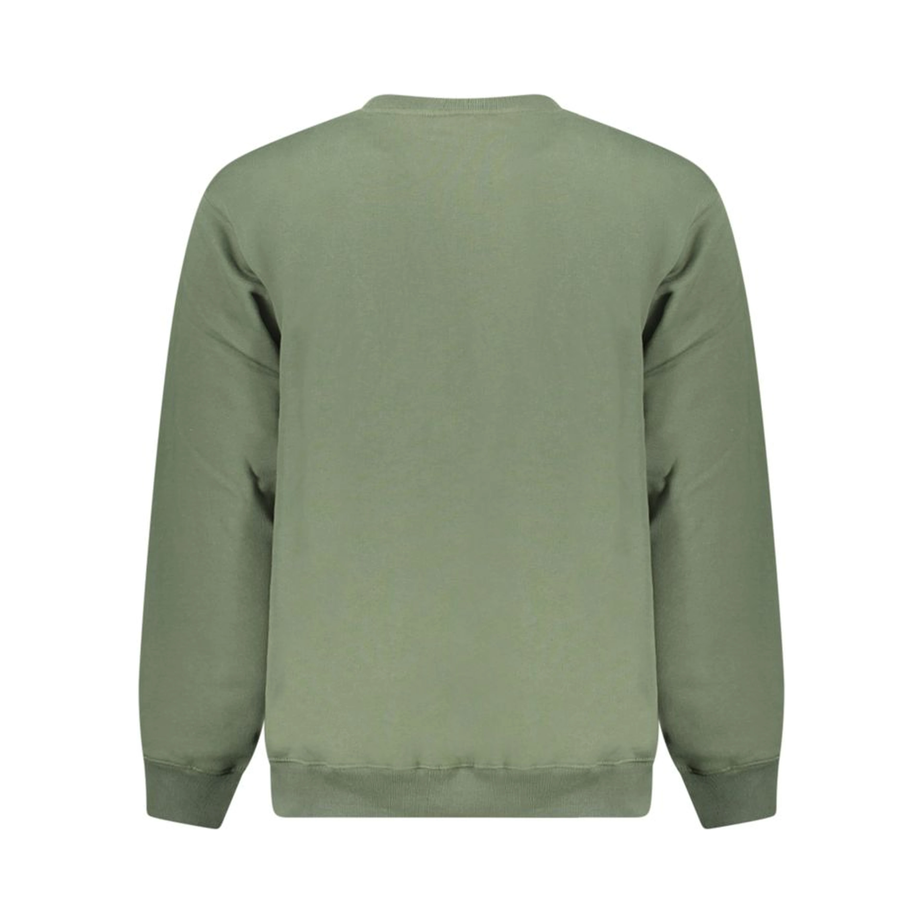 Green Cotton Men Sweater