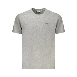 Gray Organic Cotton Men T-Shirt