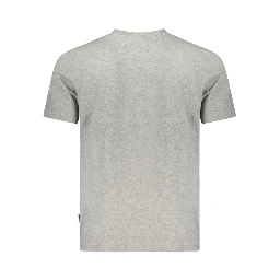 Gray Organic Cotton Men T-Shirt