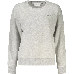 Gray Cotton Women Sweater