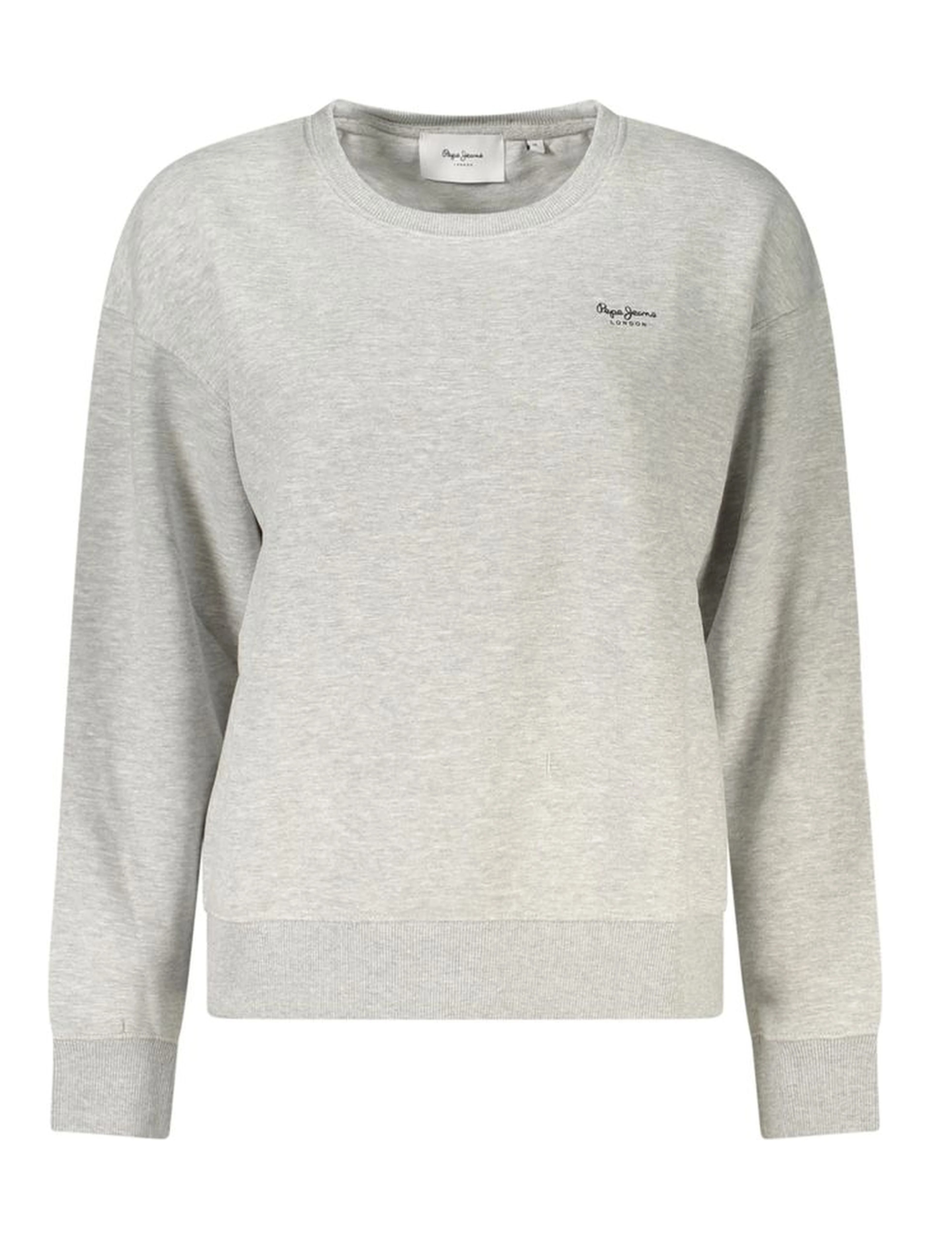 Gray Cotton Women Sweater