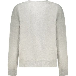 Gray Cotton Women Sweater