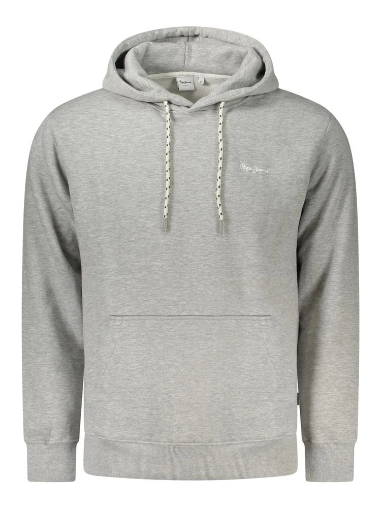 Gray Cotton Men Sweater