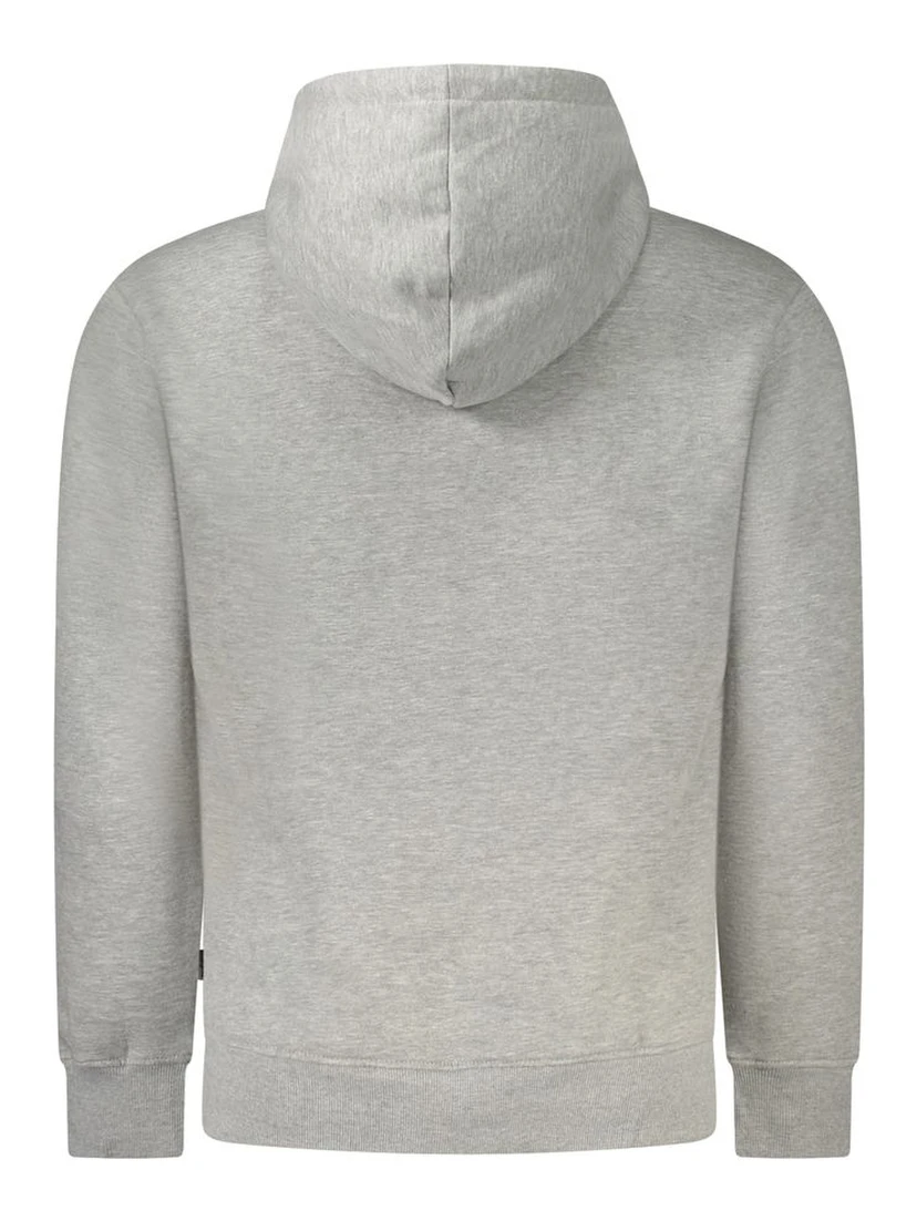 Gray Cotton Men Sweater