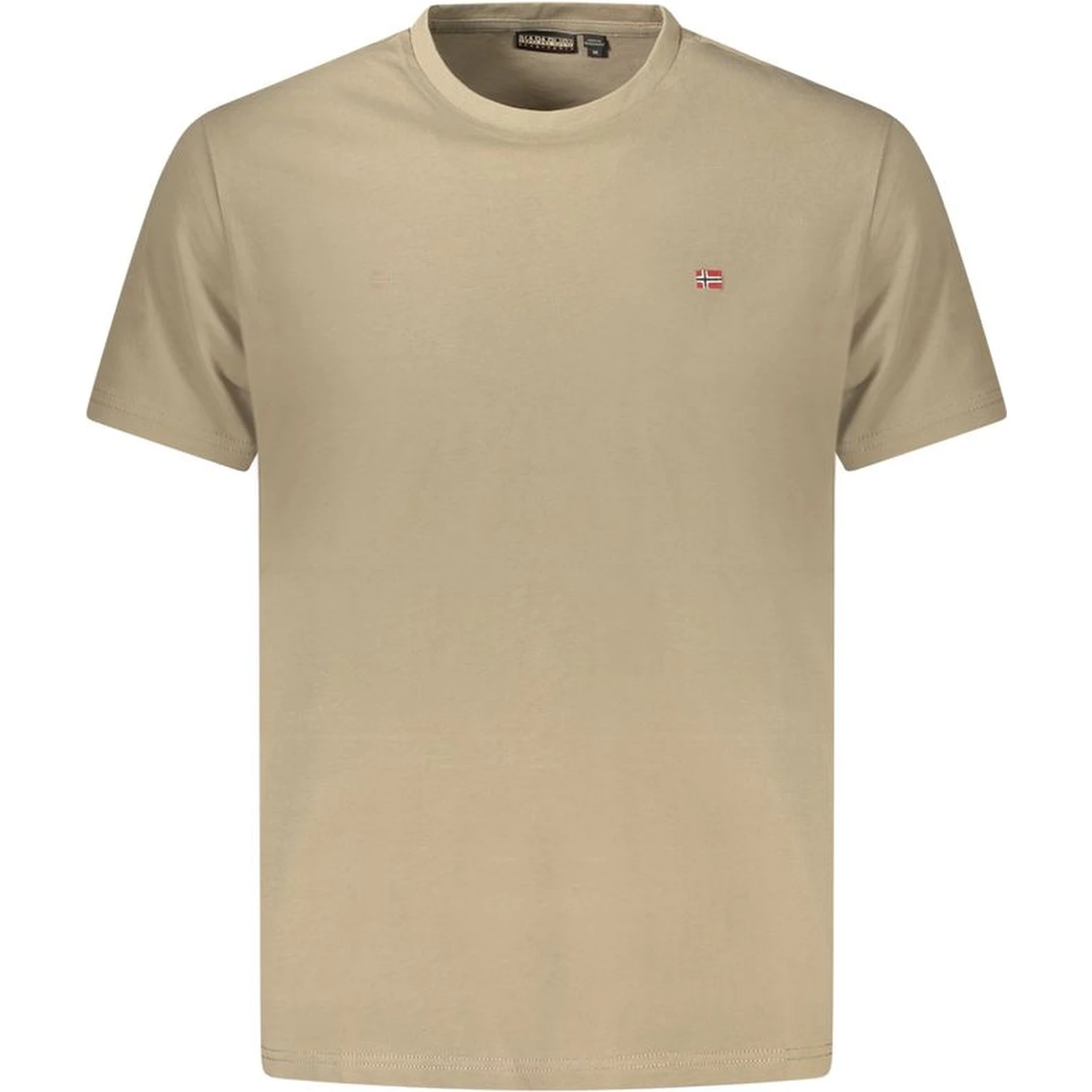 Brown Cotton Men T-Shirt