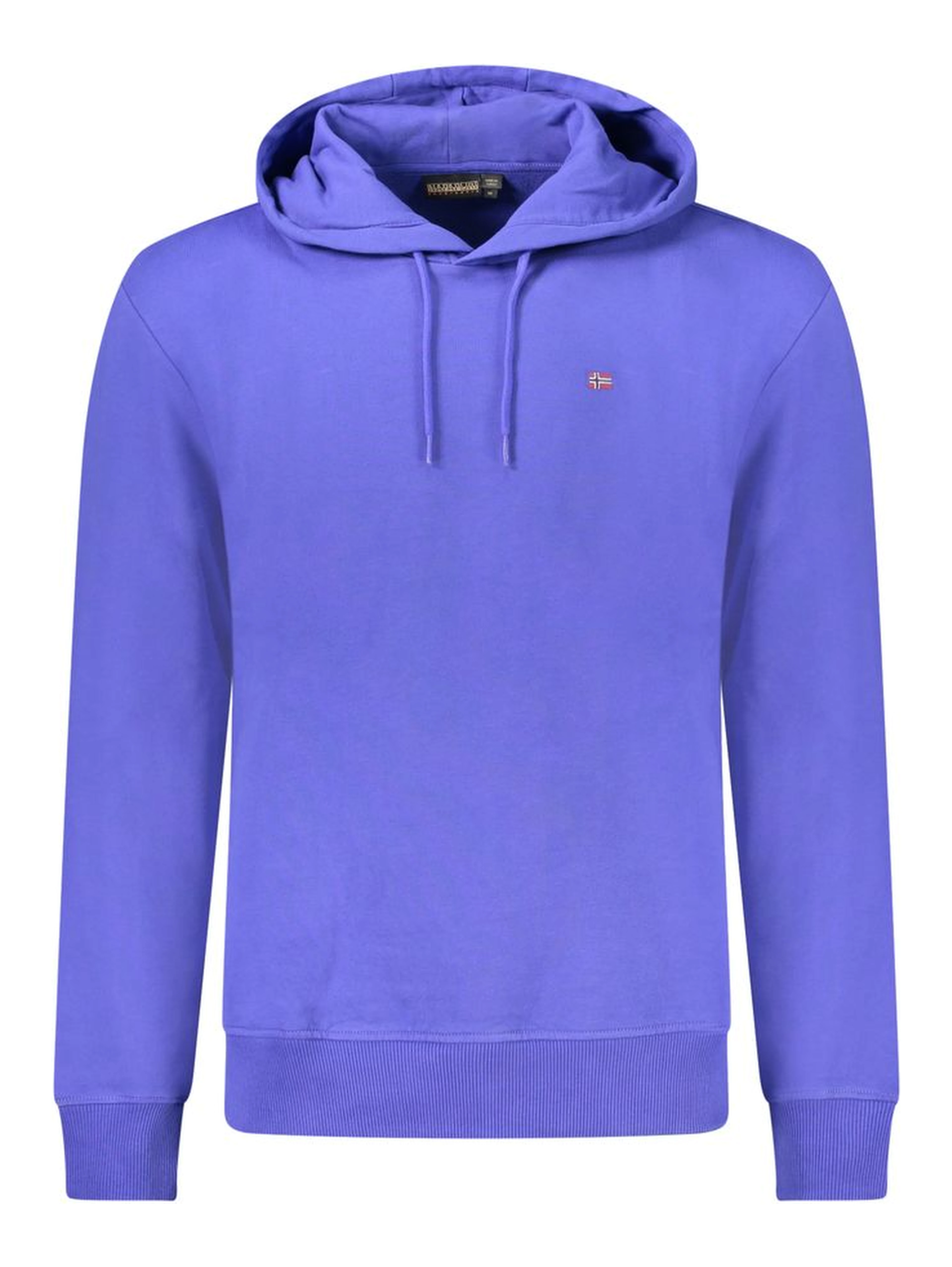 Blue Cotton Men Sweater