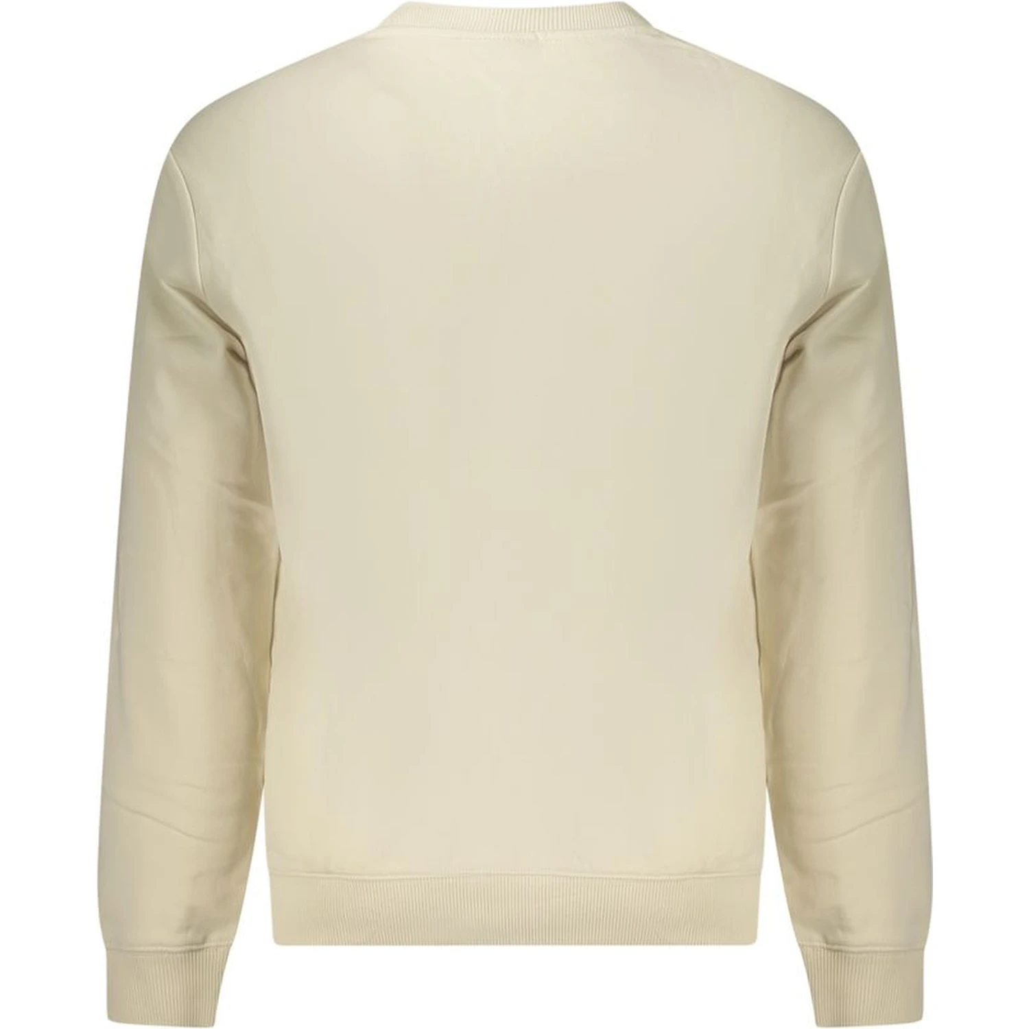 Beige Cotton Men Sweater