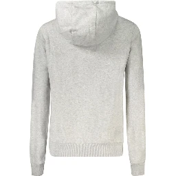 Gray Cotton Women Sweater