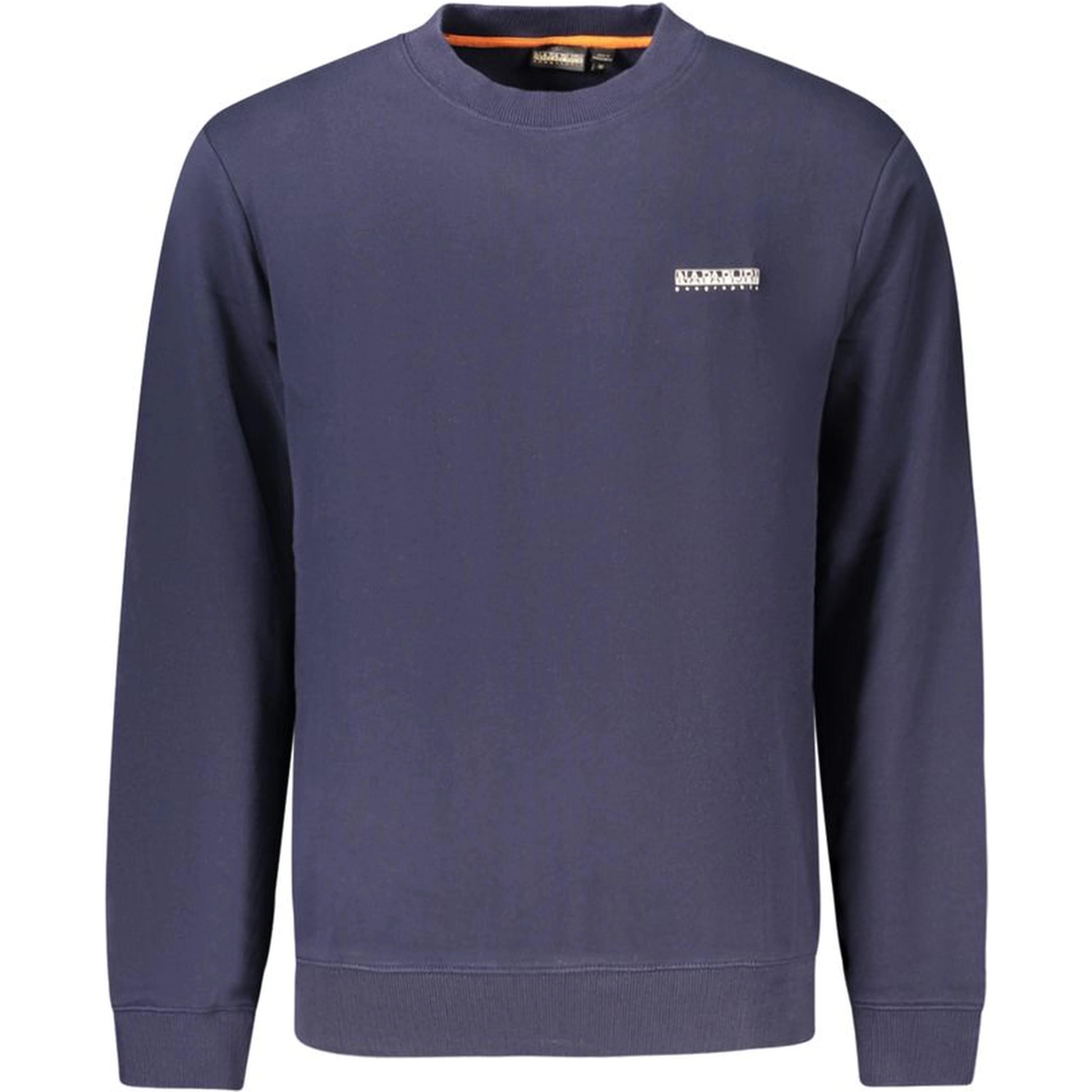 Blue Cotton Men Sweater