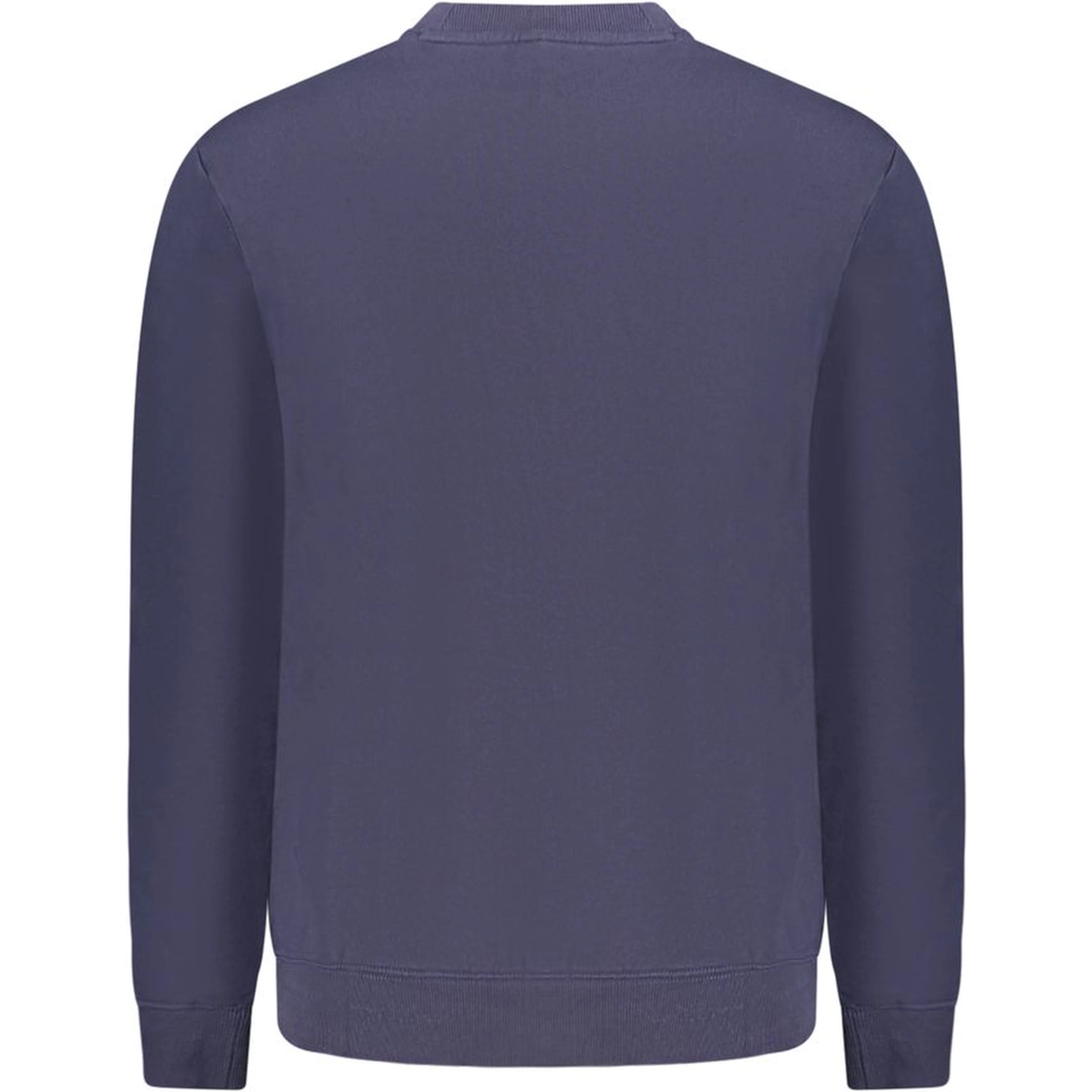 Blue Cotton Men Sweater