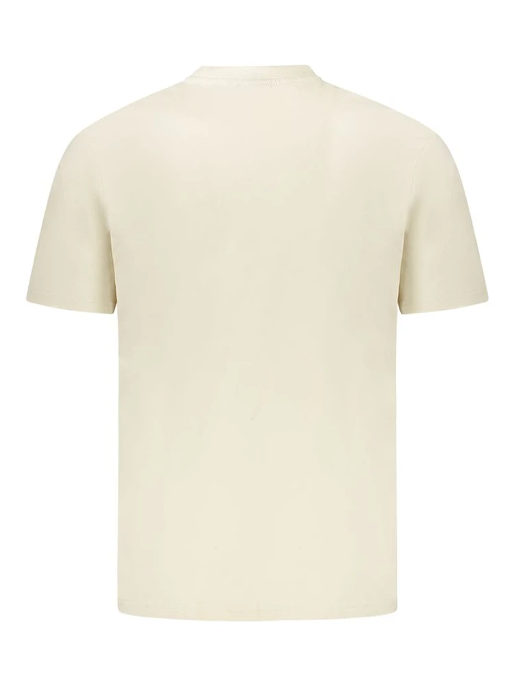 Beige Cotton Men T-Shirt alternative