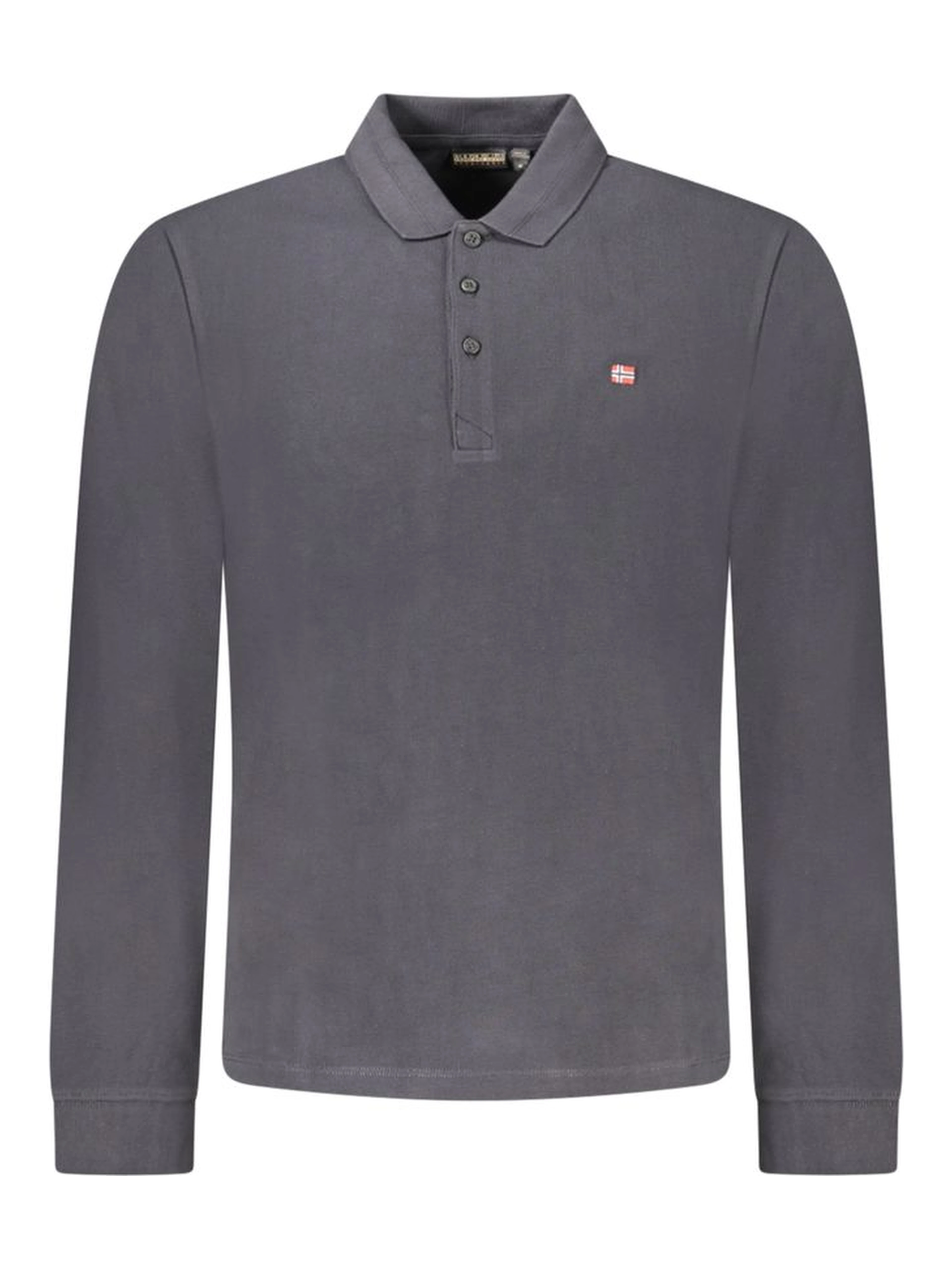 Black Cotton Men Polo Shirt