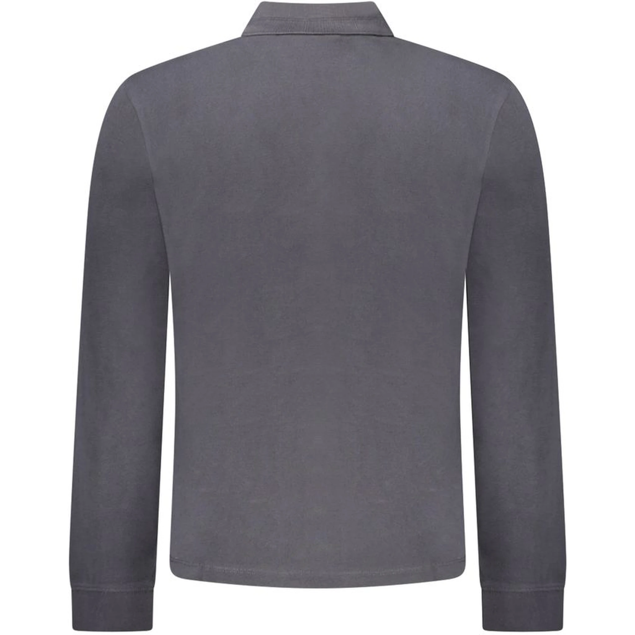 Black Cotton Men Polo Shirt