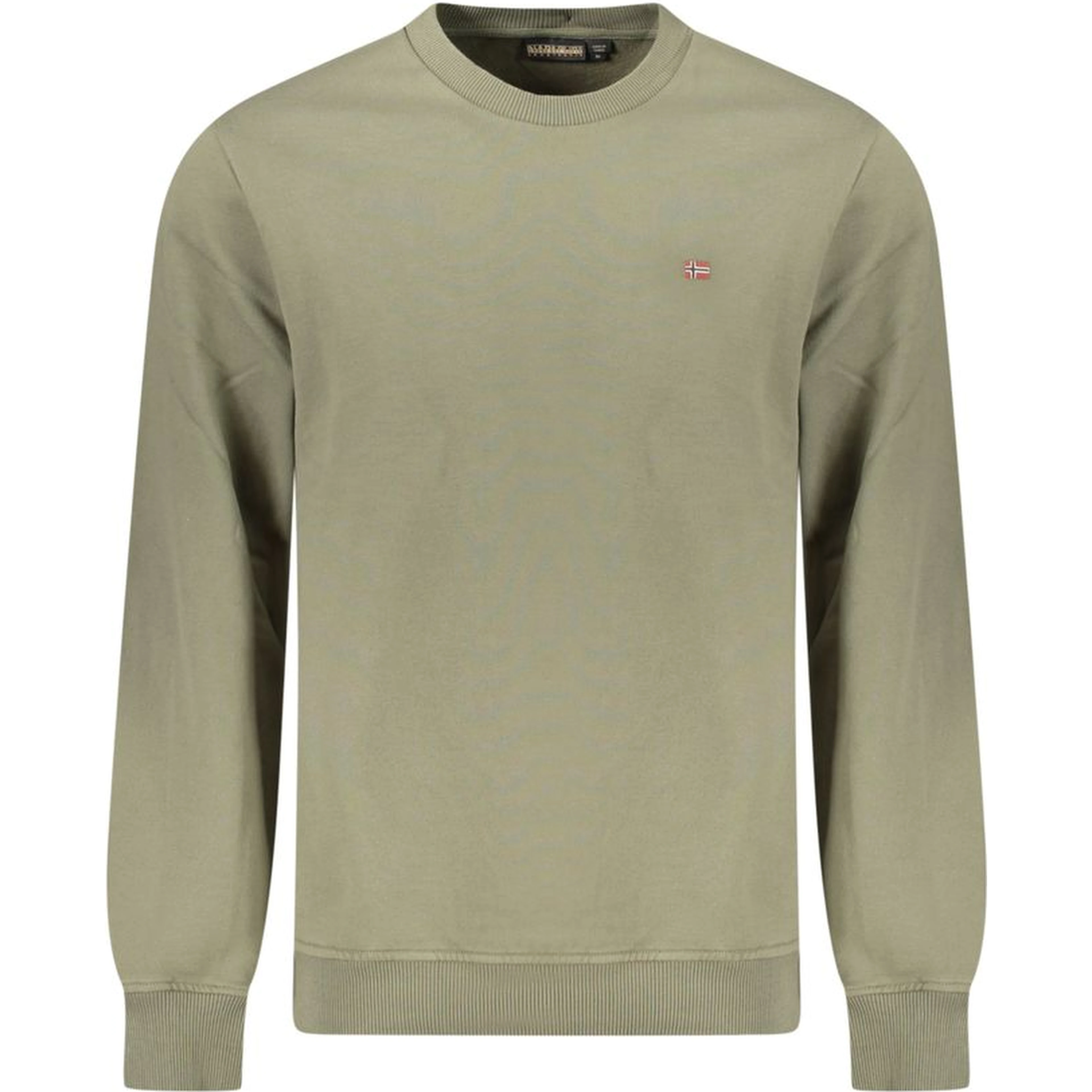 Green Cotton Men Sweater