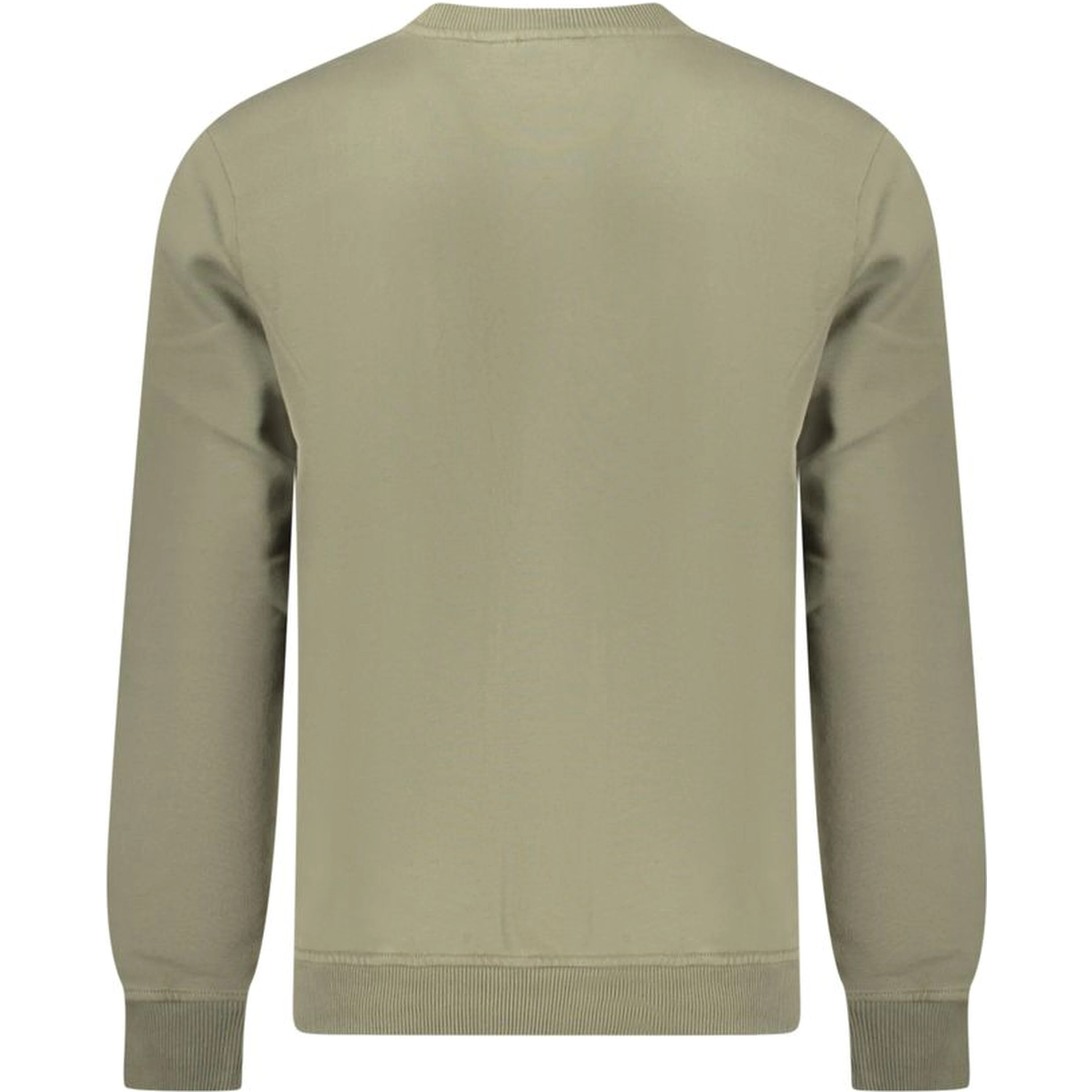 Green Cotton Men Sweater