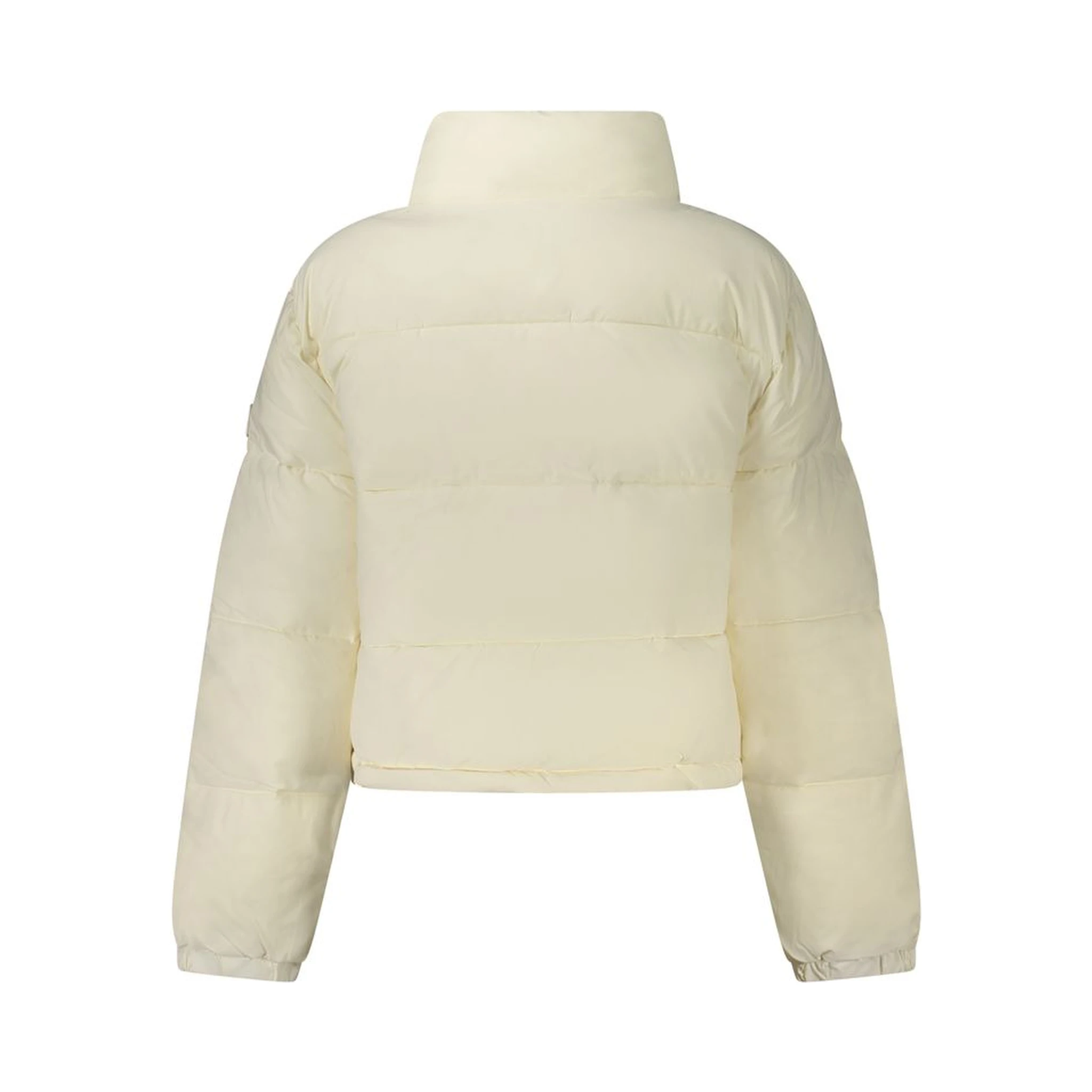 White Polyester Women Jacket