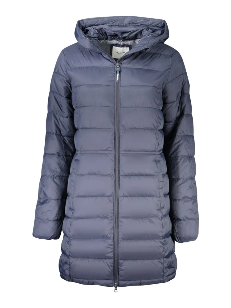Blue Polyamide Women Jacket