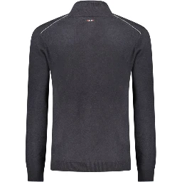 Black Wool Men Sweater