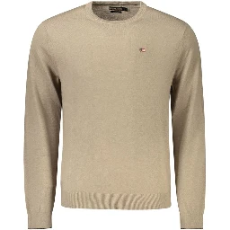 Brown Wool Men Sweater