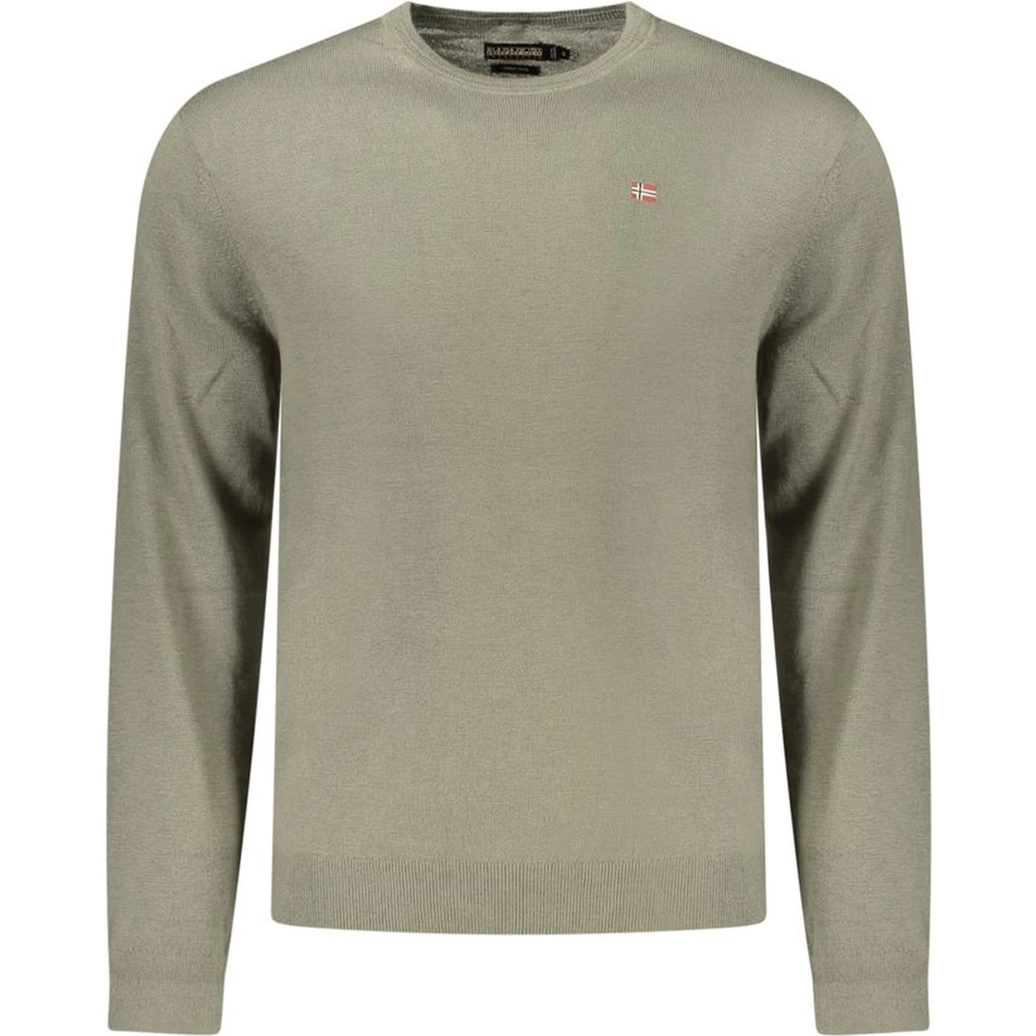 Green Wool Men Sweater