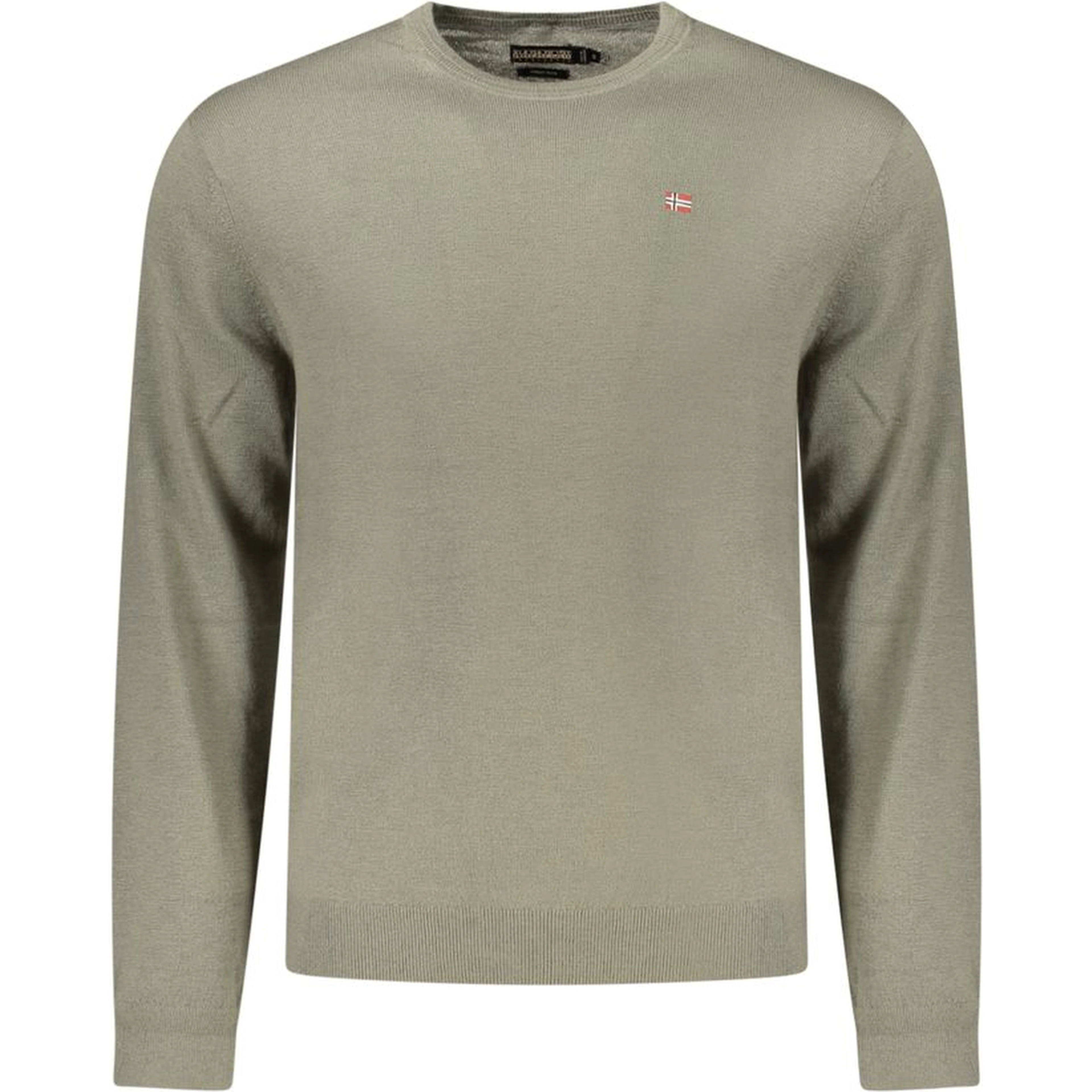 Green Wool Men Sweater