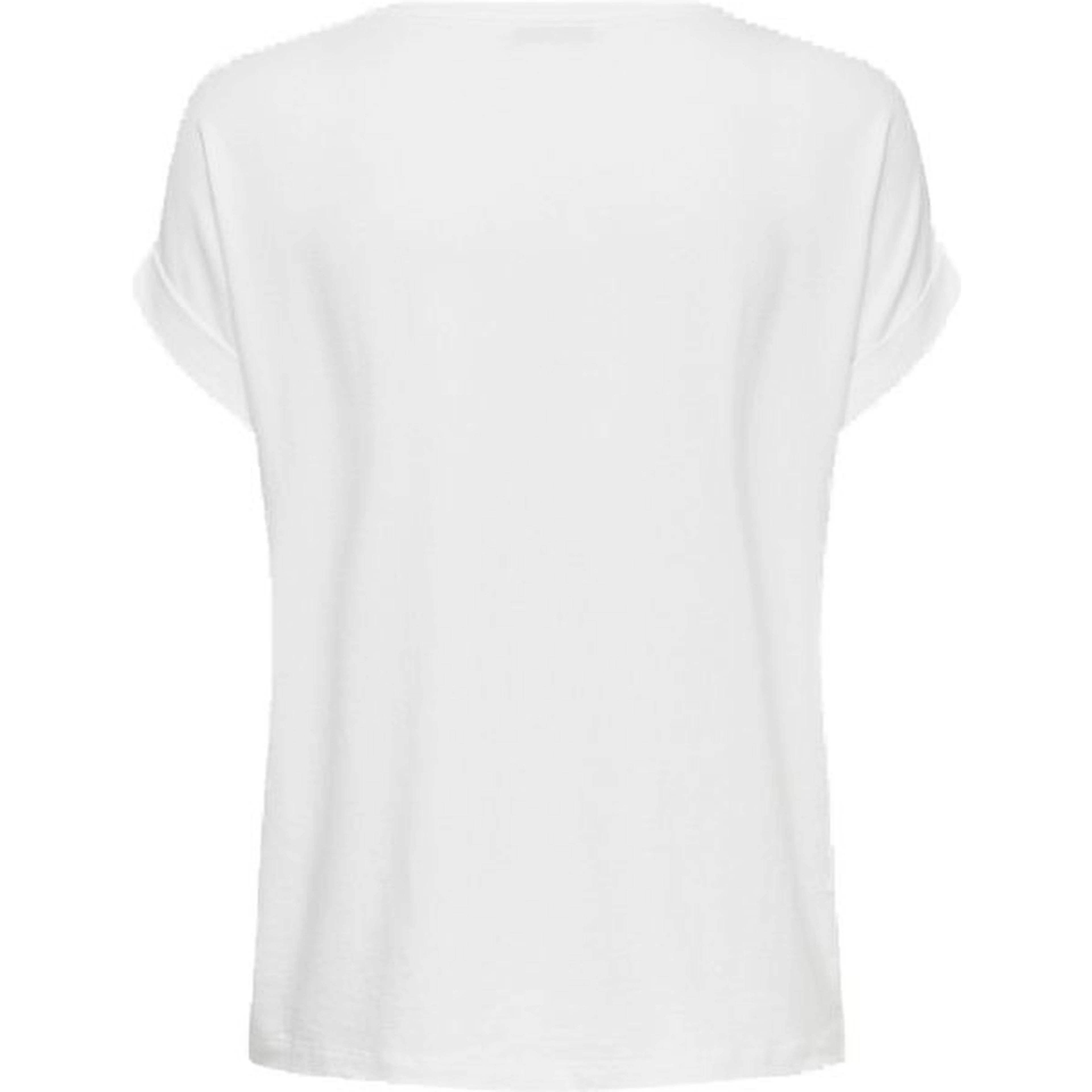 White Polyester T-Shirt