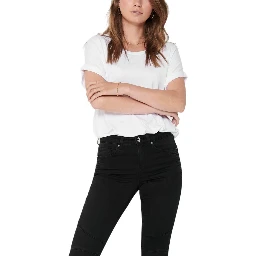 White Polyester T-Shirt