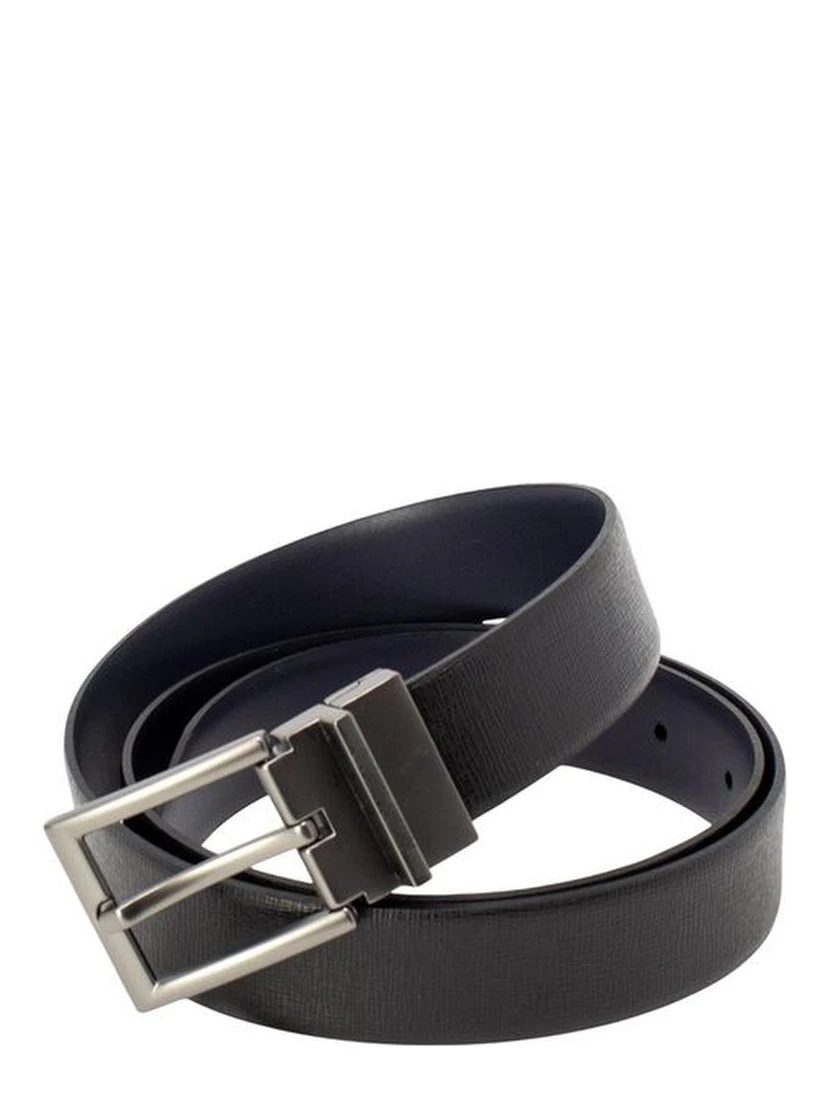Black Leather Regular Belt