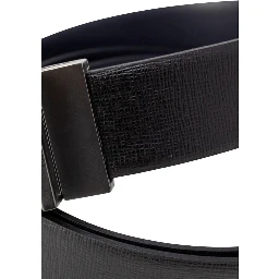 Black Leather Regular Belt