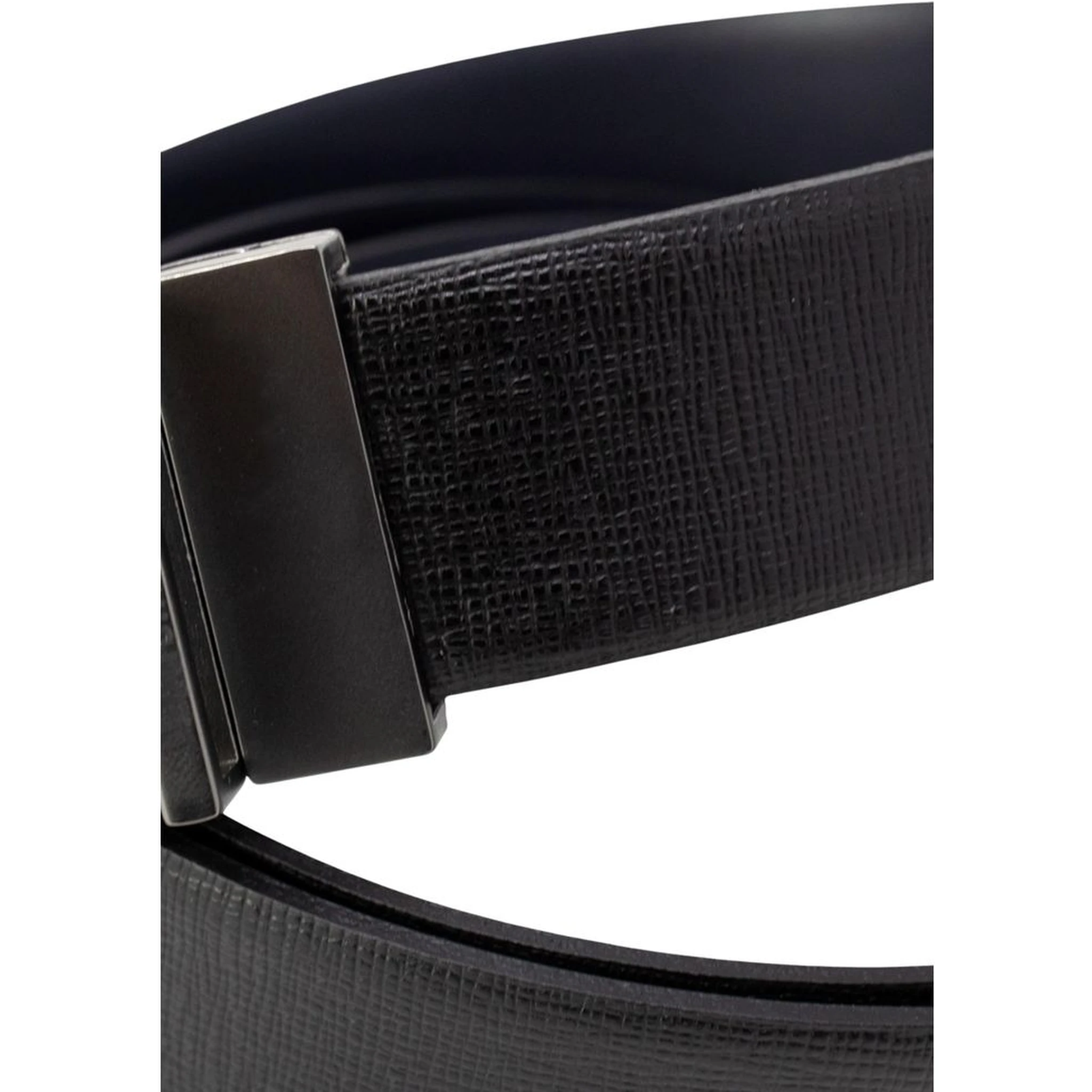 Black Leather Regular Belt