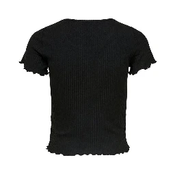 Black Polyester T-Shirt
