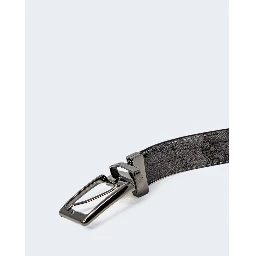 Black Leather Regular Belt