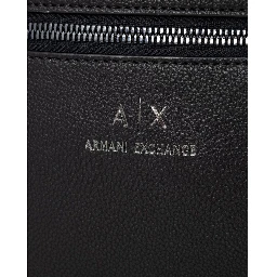 Black Polyester Messenger Bag