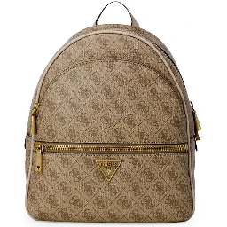 Brown Polyethylene Backpack