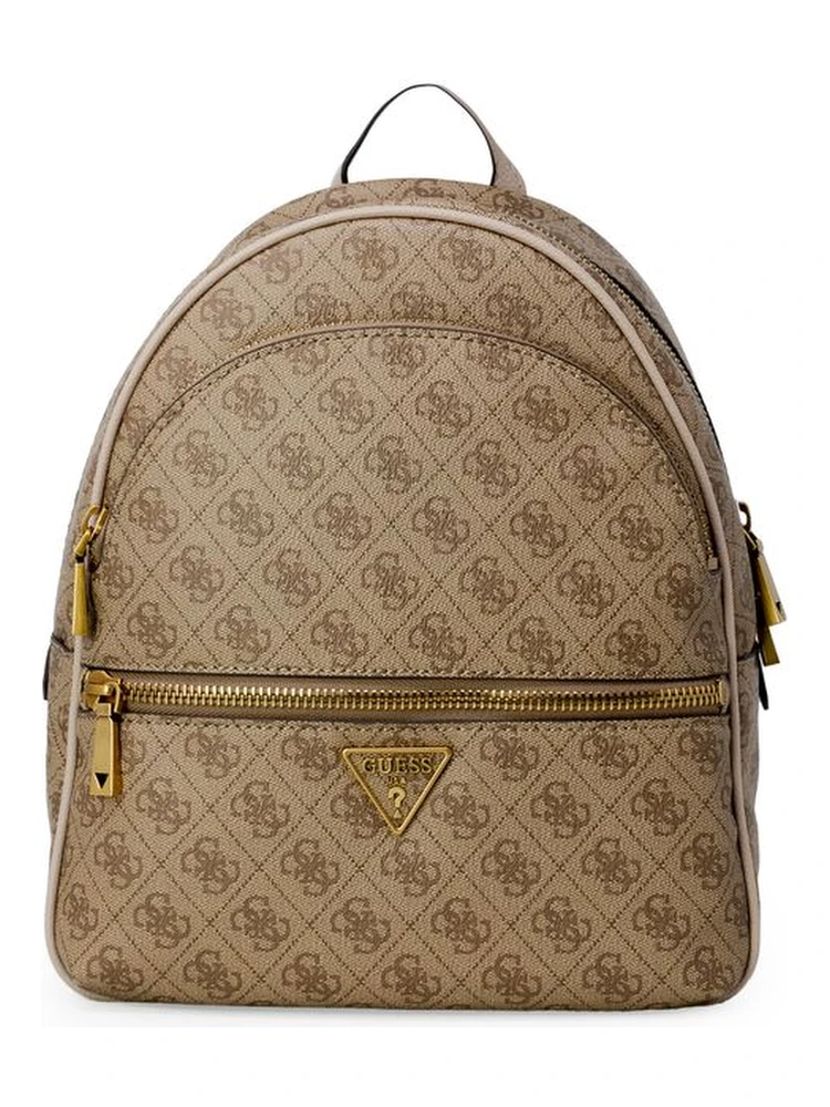 Brown Polyethylene Backpack