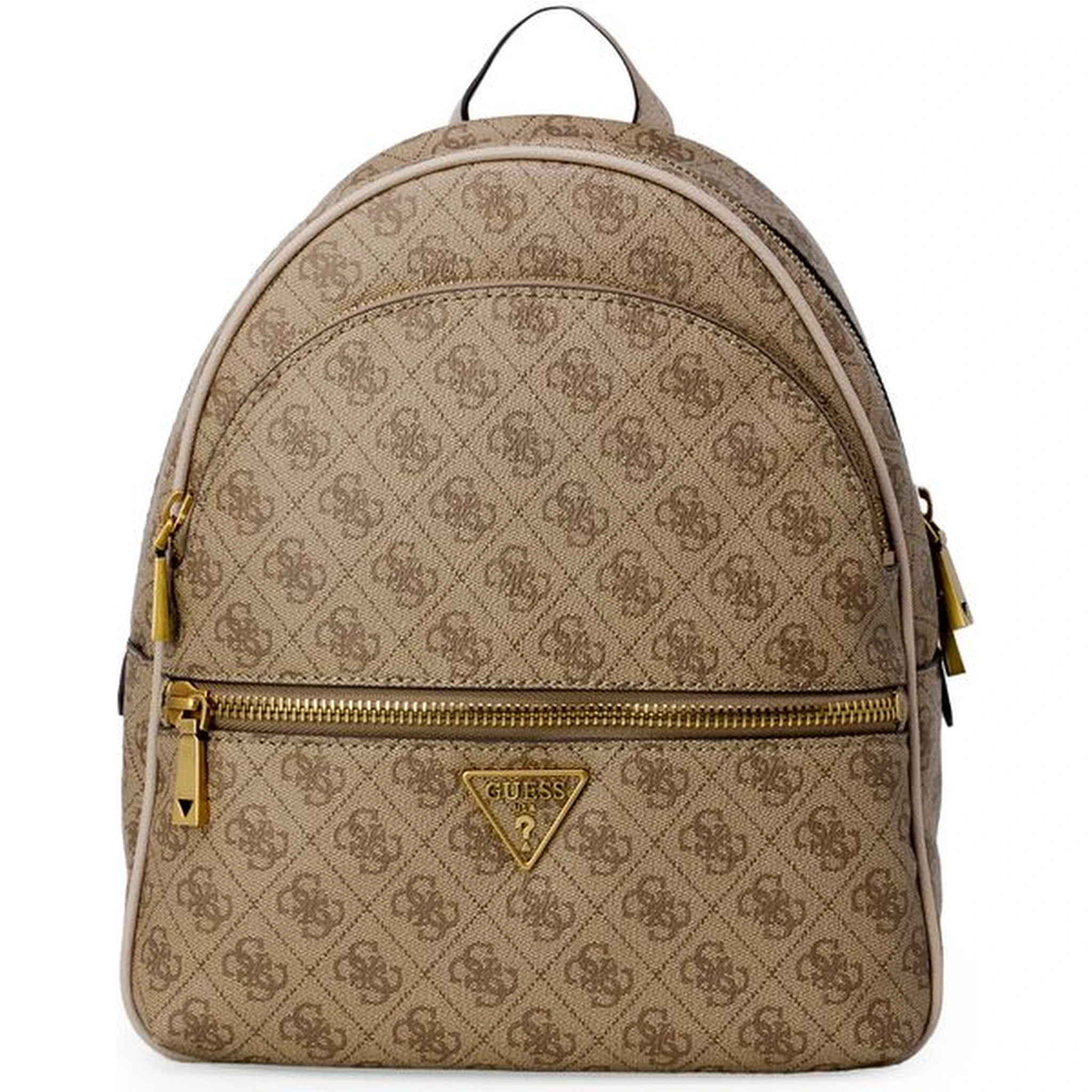 Brown Polyethylene Backpack