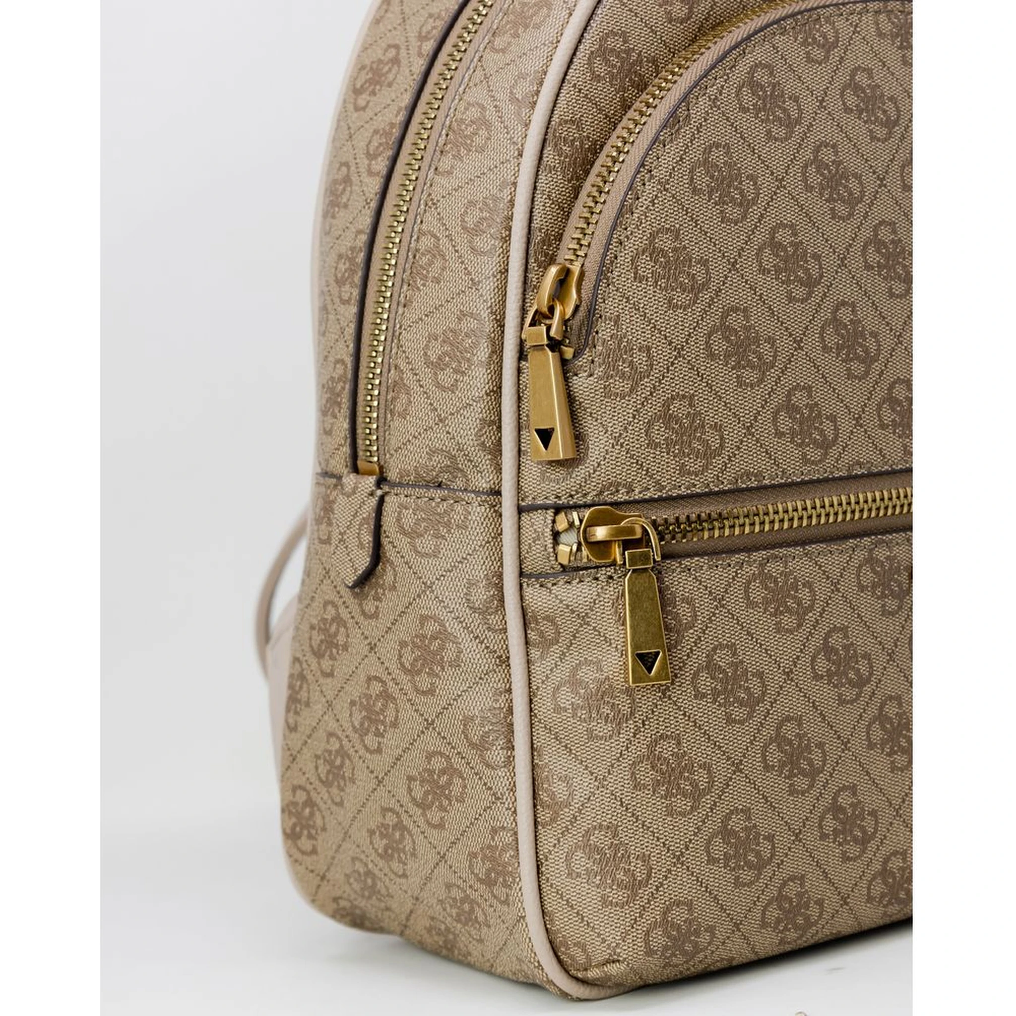 Brown Polyethylene Backpack